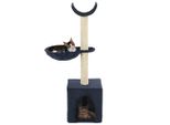 Vidaxl Tiragraffi Per Gatti Con Tiragraffi In Sisal 105 Cm Blu