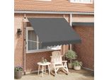 Vidaxl Tenda Da Sole Retrattile A Comando Manuale 250 Cm Antracite