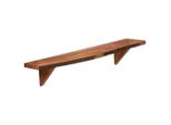 Vidaxl Mensole Da Parete 2 Pezzi 90 X 20 X 18 Cm In Legno Massiccio Di Acacia