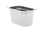 Vidaxl Contenitori Gastronorm 4 Pz. Gn 1/4 150 Mm Acciaio Inox