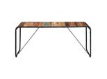 Vidaxl Tavolo Da Pranzo 180X90X76 Cm In Legno Massiccio Antico