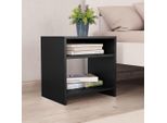 Vidaxl Comodini 2 Pezzi Nero 40X30X40 Cm Materiale Legno