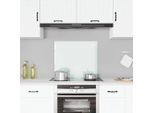 Vidaxl Alzatina Da Cucina In Vetro Temperato Bianco 70X60 Cm