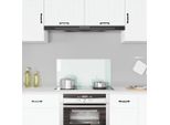 Vidaxl Alzatina Da Cucina In Vetro Temperato Bianco 80X40 Cm