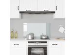 Vidaxl Alzatina Da Cucina In Vetro Temperato Trasparente 90×50 Cm