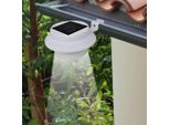 Luci Solari Da Esterno Per Recinzione 12 Pz. Led Bianco