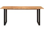 Vidaxl Tavolo Da Pranzo 180×90×76 Cm In Legno Massiccio Di Acacia