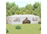 Vidaxl Tenda Professionale Per Feste Con Pareti Laterali 4×9 M Bianco 90 G/M²