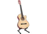 Vidaxl Set Di 12 Pezzi Per Chitarra Acustica Cutaway A 6 Corde 38""