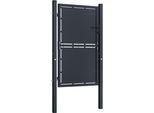 Cancello Da Giardino In Acciaio 100×175 Cm Antracite