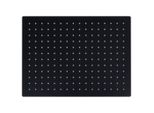 Vidaxl Doccia A Pioggia In Acciaio Inox 40X30 Cm Rettangolare Nera