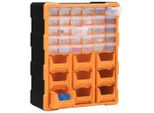 Vidaxl Organizzatore Multi-Cassetto Con 39 Cassetti 38X16X47 Cm