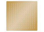 Vidaxl Doccia A Pioggia In Acciaio Inox 25X25 Cm Quadrato Golden