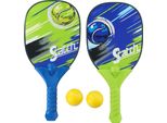 Set Da Gioco Per Paddle Ball - 2 Racchette E 2 Palline - Ricreativo - Set Da Beachball, Tennis, Squach Paddle Ball