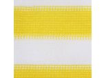 Vidaxl Schermo Privacy Per Balconi Giallo E Bianco 120X500 Cm Hdpe