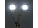 Vidaxl Proiettore Led Con Stativo 2X50 W Bianco Freddo