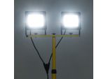 Vidaxl Proiettore Led Con Stativo 2X100 W Bianco Freddo