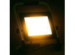 Vidaxl Proiettore Led Con Impugnatura 100 W Bianco Caldo