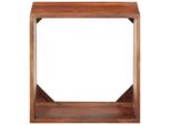 Mensola A Muro 40X30X40 Cm In Legno Massiccio Di Acacia