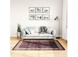 Vidaxl Tappeto Lavabile 120X180 Cm Nero E Oro Antiscivolo