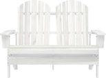 Vidaxl Panca Da Giardino Adirondack A 2 Posti In Legno Massiccio Di Abete Bianco