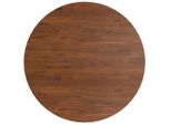 Piano Del Tavolo Rotondo Marrone Scuro Ø70X1,5 Cm Legno Di Quercia Trattato