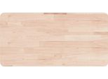 Vidaxl Piano Lavabo 100X60X4 Cm In Legno Massiccio Non Trattato