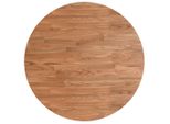 Piano Del Tavolo Rotondo Marrone Chiaro Ø60X1,5 Cm Legno Di Quercia Trattato