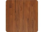 Vidaxl Piano Del Tavolo Quadrato Marrone Scuro 50X50X2,5Cm Rovere Trattato