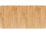 Vidaxl Piano Lavabo Marrone Chiaro 100X50X2,5 Cm In Legno Massiccio Trattato