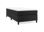 Struttura Letto Nera 80X200 Cm In Ecopelle