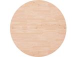 Vidaxl Piano Tavolo Rotondo Ø90X1,5 Cm Legno Massiccio Di Quercia Non Trattato