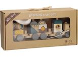Treno Di Legno Da Impilare E Tirare