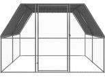 Vidaxl Gabbia Per Polli Da Esterno 3X4X2 M Acciaio Zincato