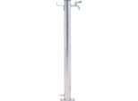 Vidaxl Colonna D'acqua Per Il Giardino 80 Cm In Acciaio Inox Rotonda