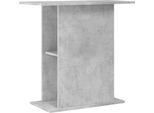 Vidaxl Supporto Per Acquario Grigio Cemento 75X36X72,5 Cm Materiale A Base Di Legno