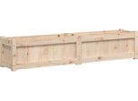Vidaxl Fioriera 150X31X31 Cm In Legno Di Pino Massiccio