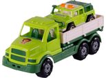 Giocattolo Xl Torpedo Truck Con Jeep Di Sopravvivenza Verde 44,5 Cm Truck