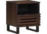 Vidaxl Comodini 2 Pezzi 40X34X46 Cm In Legno Massiccio Di Mango