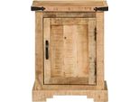Vidaxl Comodino 40X35X50 Cm In Legno Massiccio Di Mango