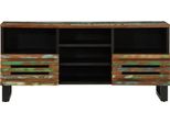 Mobile Tv Vidaxl 100X34X46 Cm In Legno Massiccio Di Acacia