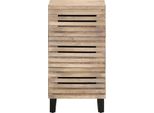 Vidaxl Credenza 40X34X75 Cm In Legno Massiccio Di Mango