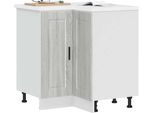 Vidaxl Base Angolare Per Cucina Porto Grey Sonoma In Legno