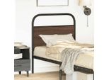 Vidaxl Testiera Di Ricambio Marrone Effetto Rovere 80 Cm Acciaio E Materiale Ligneo