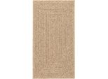 Vidaxl Tappeto Zizur Beige 80X150 Cm Effetto Juta Per Interni Ed Esterni