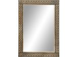 Vidaxl Specchio Da Bagno 50X70 Cm In Legno Massiccio Di Mango E Vetro
