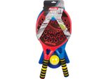 Set Da Beach Tennis Deluxe Per Esterni Con 2 Racchette E Pallina