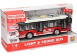Autobus Urbano Giocattolo Rosso Con Luci E Suoni - Autobus Per Bambini