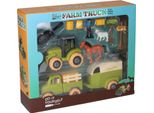 Set Gioco Fattoria Boerderij Trattore Giocattolo Educativo In Cartone Per Bambini