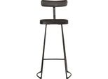 Vidaxl Sgabello Da Bar 2 Pezzi Nero 49X43X103 Cm In Legno Massiccio Di Mango